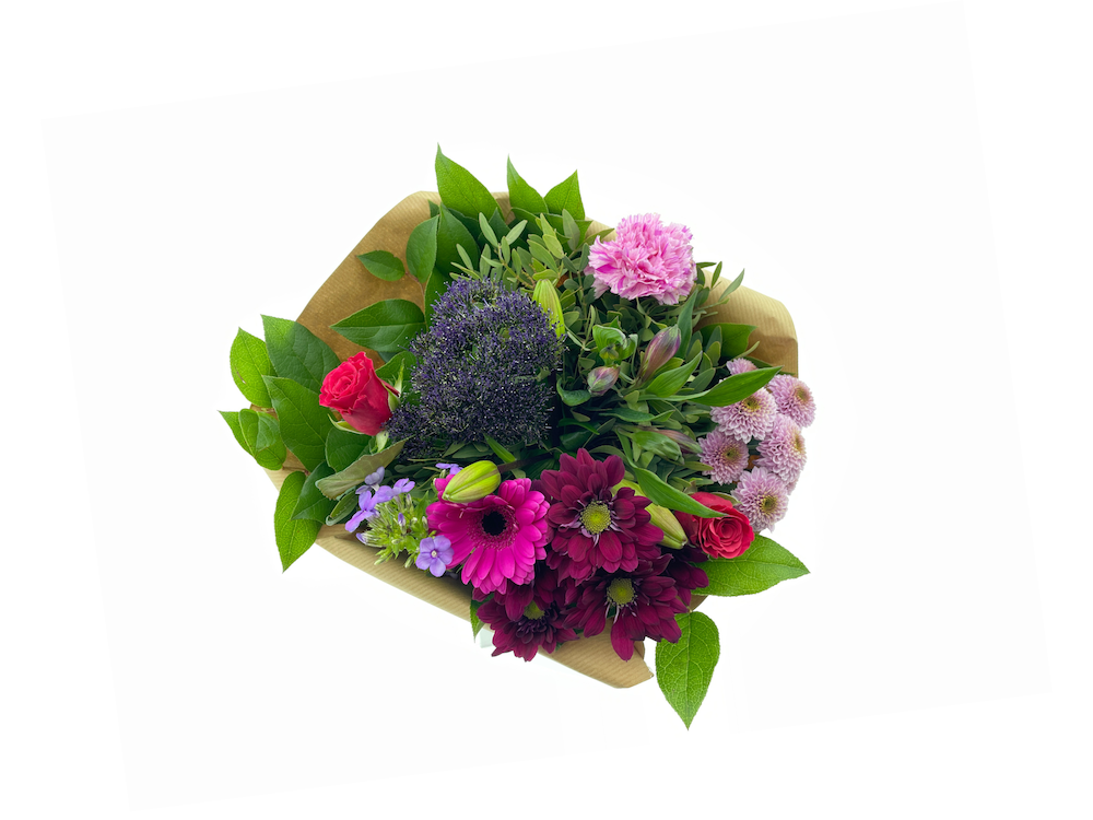 Срезанные цветы оптом Bouquet biedermeier kim medium lilac от 2шт из Голландии с доставкой по России