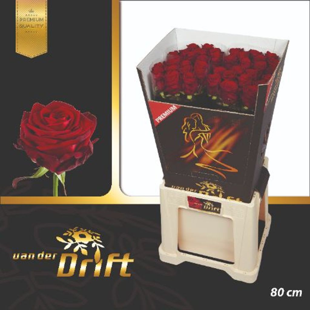Срезанные цветы оптом Rosa large red naomi! Premium Drift от 40шт. из Голландии с доставкой по России