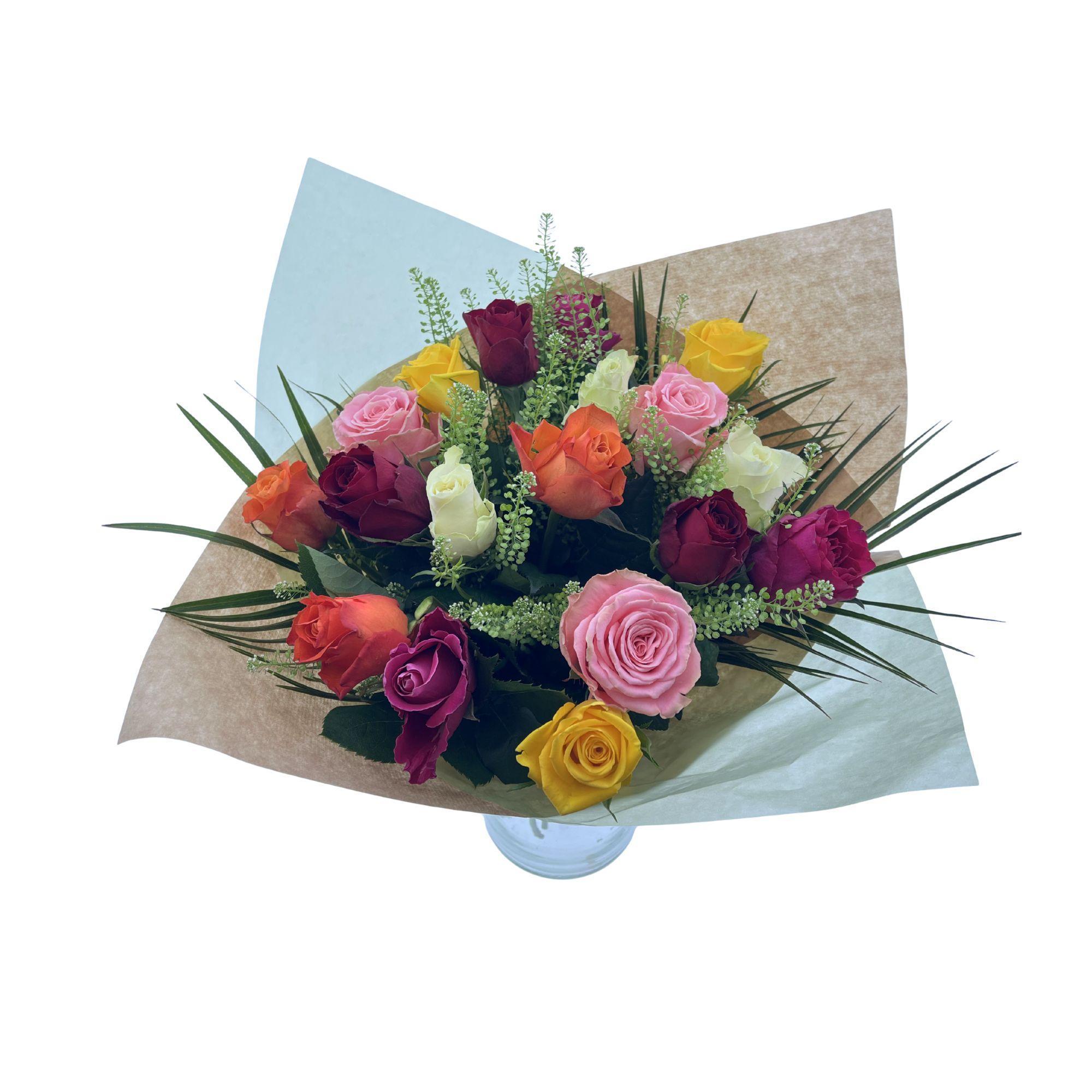 Срезанные цветы оптом Bouquet rosa mix medium от 1шт из Голландии с доставкой по России