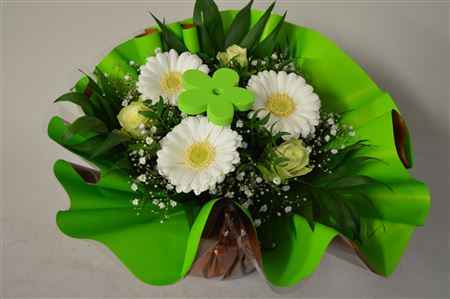 Срезанные цветы оптом Bouquet aqua small white от 4шт из Голландии с доставкой по России