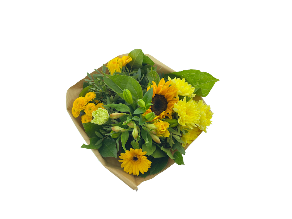 Срезанные цветы оптом Bouquet biedermeier yellow medium от 2шт из Голландии с доставкой по России