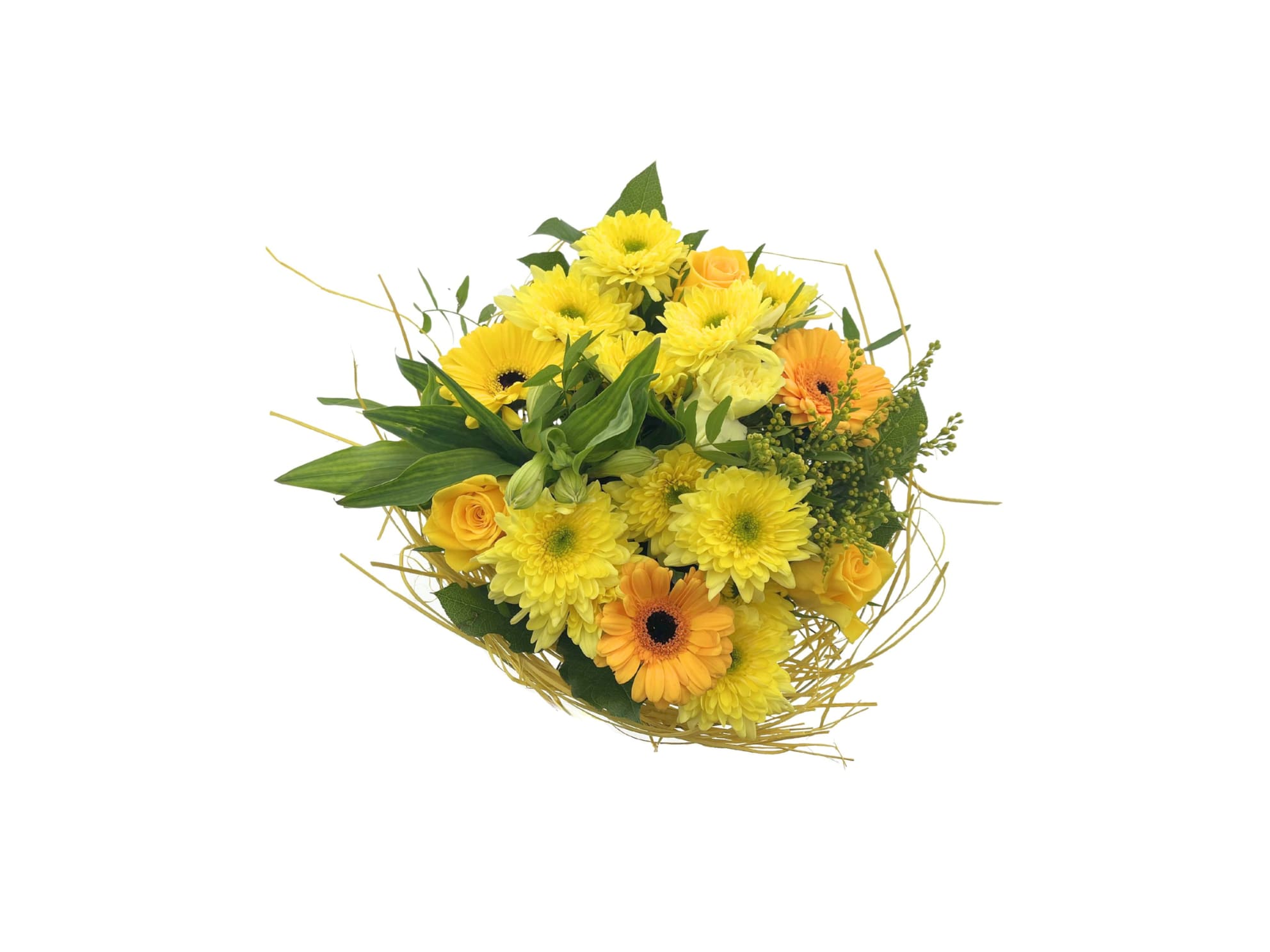 Срезанные цветы оптом BQ Sisal Large Yellow от 1шт из Голландии с доставкой по России