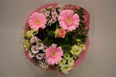 Срезанные цветы оптом Bouquet 15 stem pink от 4шт из Голландии с доставкой по России