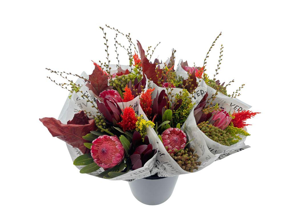 Срезанные цветы оптом Bouquet mix protea от 6шт из Голландии с доставкой по России