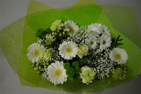 Срезанные цветы оптом Bouquet 20 stem white от 3шт из Голландии с доставкой по России