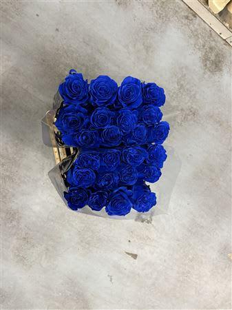 Срезанные цветы оптом Rosa large paint blue mondial A от 40шт из Голландии с доставкой по России