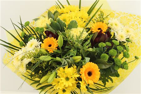 Срезанные цветы оптом Bouquet big yellow от 3шт из Голландии с доставкой по России