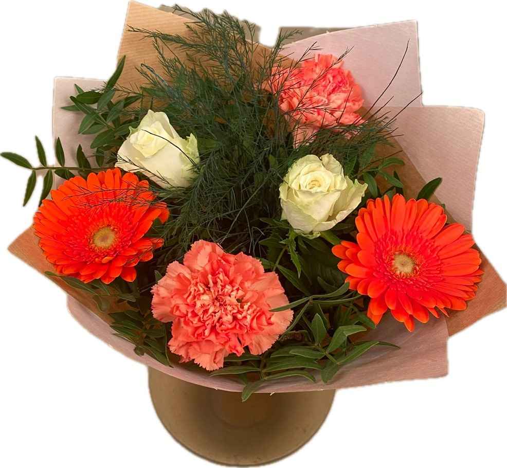 Срезанные цветы оптом Bouquet dd orange от 4шт из Голландии с доставкой по России