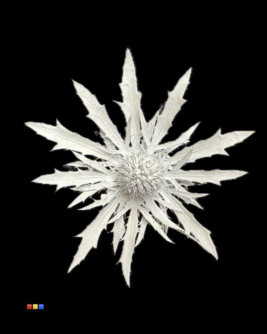 Срезанные цветы оптом Eryngium paint white от 40шт из Голландии с доставкой по России